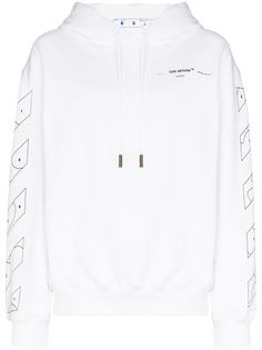 Off-White худи с логотипом