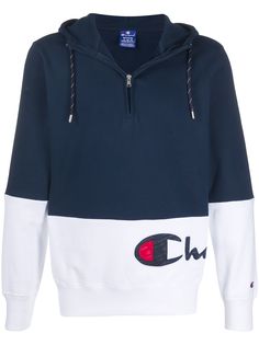 Champion худи Colour-Block Wraparound Logo