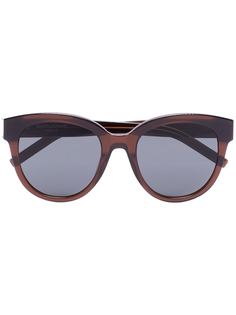 Saint Laurent Eyewear солнцезащитные очки в круглой оправе