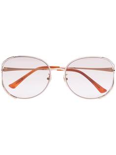 Gucci Eyewear солнцезащитные очки в круглой оправе