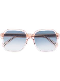 Chloé Eyewear солнцезащитные очки в квадратной оправе