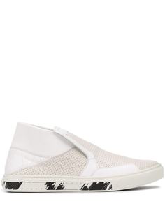 Stone Island Shadow Project eyelet detail contrast panel sneakers