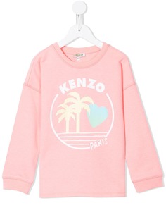 Kenzo Kids graphic print sweatshirt