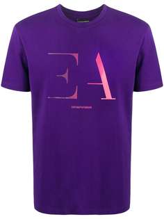 Emporio Armani crew neck printed logo T-shirt