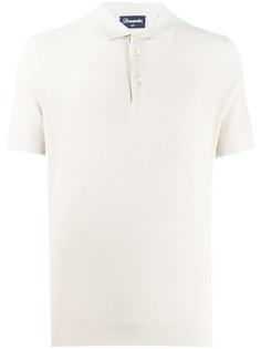 Drumohr трикотажная рубашка-поло с короткими рукавами