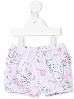 Kenzo Kids animal-print shorts
