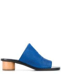 Christian Wijnants mesh embossed low heel mules