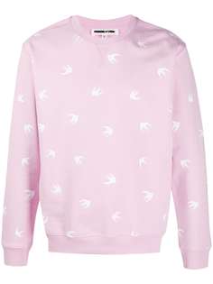 McQ Alexander McQueen Swallow printed sweatshirt