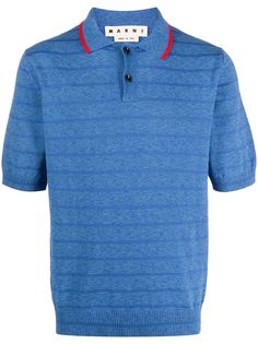 Marni striped polo shirt