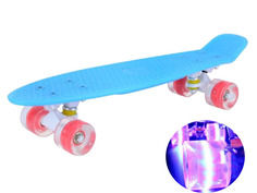 Скейт Maxcity MC Plastic Board Gloss Small Blue