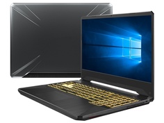 Ноутбук ASUS TUF Gaming FX505DV-AL010T 90NR02N1-M02020 (AMD Ryzen 7-3750H 2.3GHz/8192Mb/512Gb SSD/nVidia GeForce RTX 2060 6144Mb/Wi-Fi/Bluetooth/Cam/15.6/1920x1080/Windows 10 64-bit)