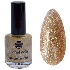 Лак planet nails С глиттером 17