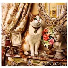 Рыжий кот Картина по номерам