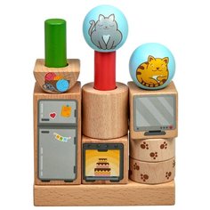 Пирамидка-сортер Lucy & Leo