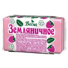 Мыло кусковое Весна Земляничное