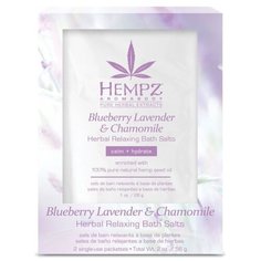 Hempz Соль для ванны Blueberry