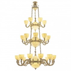 Подвесная люстра 7101 71001P/12+9+6/360/3d GW P1 U Rose Y8 FA10S Bohemia Ivele Crystal