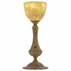 Настольная лампа декоративная 7100 71100L/15 GW P1 Rose Bohemia Ivele Crystal