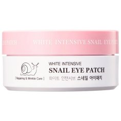 HANIxHANI Гидрогелевые патчи для глаз White Intensive Snail Eye Patch (60 шт.)
