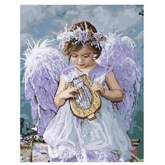 ВанГогВоМне Картина по номерам "Девочка с арфой", 40х50 (ZX 20061)