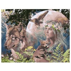 ВанГогВоМне Картина по номерам "Ликантропия", 40х50 см (ZX 20388)