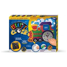 Danko Toys Набор для творчества Часы Creative Clock Паровозик (CC-01-02)