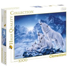 Пазл Clementoni High Quality Collection Семья волков (39280), 1000 дет.