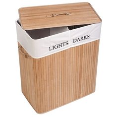 Tatkraft Корзина для белья Carolina 63x52x32 см коричневый
