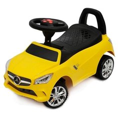 Каталка-толокар RiverToys Mercedes JY-Z01C со звуковыми эффектами желтый
