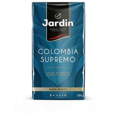 Кофе молотый Jardin Colombia Supremo темной обжарки, 250 г