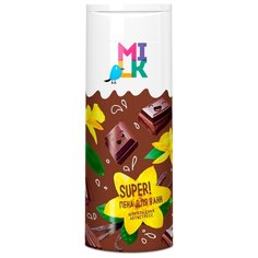 MILK Хорошее настроение Шоколадная пена для ванны Антистресс Клубника, 400 мл