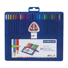 Staedtler Карандаши цветные Ergosoft, 24 цвета (157 SB24)