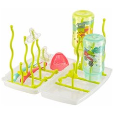 Happy Baby Сушилка для бутылочек и аксессуаров Drying Rack, lime