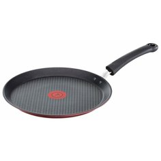 Сковорода блинная Tefal Character C6823875 25 см, красный/черный