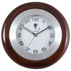 Часы настенные кварцевые Leonord LC-64 темно-коричневый