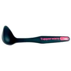 Половник Tupperware Диско Г41, пластик черный/фиолетовый