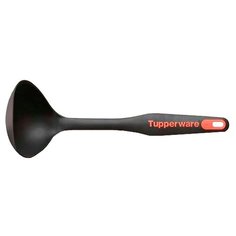 Половник Tupperware Диско Г124, пластик черный/оранжевый