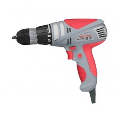 Сетевая дрель-шуруповерт Энергомаш ДУ-21400 400 Вт 15 Н·м серый/красный