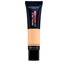 LOreal Paris Тональный крем Infaillible 24 часа матовое покрытие, 30 мл, оттенок: 135 Radiant Vanilla