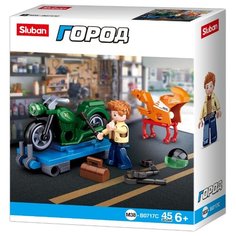 Конструктор SLUBAN Город M38-B0717C Ретро мотоцикл