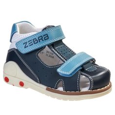 Сандалии Зебра размер 24, 5 синий