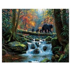 Paintboy Картина по номерам "Мишки на речке" 40х50 см (GX23728)