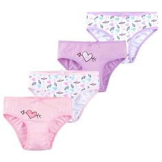 Трусы Bossa Nova размер 28, белый/розовый/сиреневый