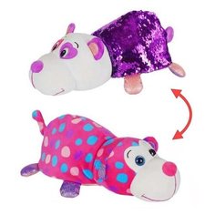 Мягкая игрушка 1 TOY Вывернушка Блеск Обезьянка-Панда 30 см