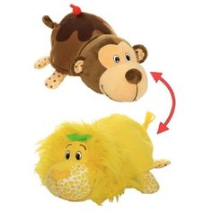 Мягкая игрушка 1 TOY Вывернушка Ням-Ням Лев-Мартышка с ароматом 40 см