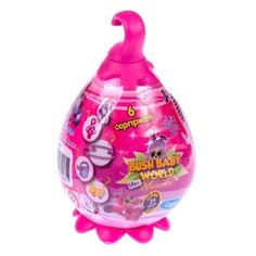 Игровой набор 1 TOY Bush Baby World Мини-пушастик в коконе (розовый) Т16327
