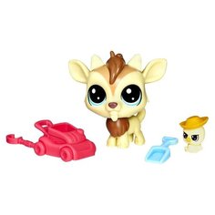 Игровой набор Littlest Pet Shop Квинси Гоути и Чиклес Скреппер E0464