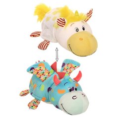 Мягкая игрушка 1 TOY Вывернушка Ням-Ням Единорог-Дракон с ароматом 35 см