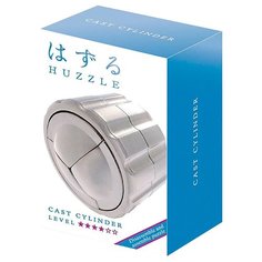 Головоломка Cast Puzzle Cylinder, уровень сложности 4 (HZ 4-08) серый