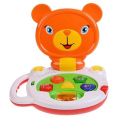 Развивающая игрушка Умка Медвежонок. Стихотворения С.Маршака белый/красный/оранжевый